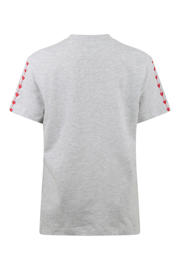 thumbnail: Shoeby T-shirt met hartjes lichtgrijs