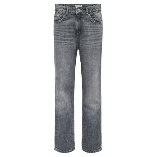 ONLY & SONS JUNIOR OSJEDGE straight leg jeans grey denim Grijs Effen - maat 164 afbeelding