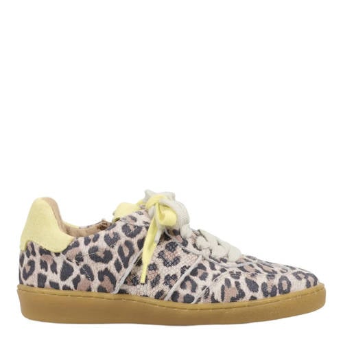 DWRS POONA sneakers panterprint/butter Beige Meisjes Leer Panterprint - maat 28 afbeelding