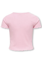 thumbnail: KIDS ONLY GIRL T-shirt rib gebreid roze