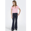 KIDS ONLY GIRL T-shirt rib gebreid roze