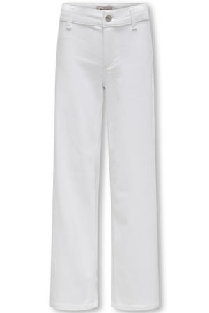 KOGSYLVIE wide leg jeans wit