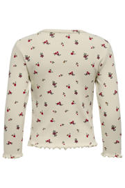thumbnail: KIDS ONLY MINI longsleeve ecru/rood