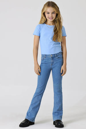 KOGHUSH flared jeans light blue denim