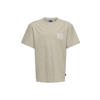 ONLY & SONS JUNIOR T-shirt met backprint grijsgroen