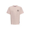ONLY & SONS JUNIOR T-shirt met backprint lichtroze