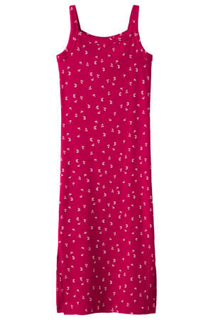 maxi jurk fuchsia