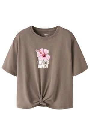 T-shirt bruin