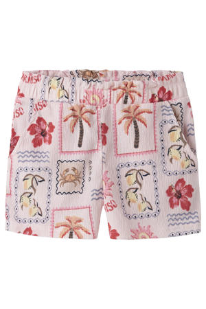 regular waist casual short roze
