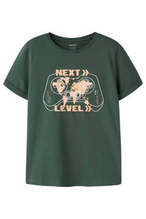 T-shirt donkergroen