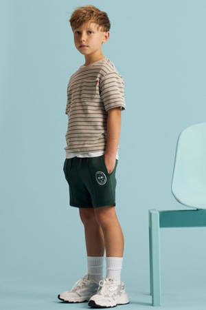 regular waist sweatshort groen