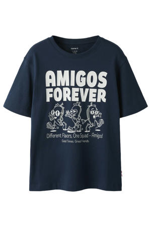 T-shirt donkerblauw