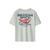 NAME IT KIDS T-shirt met backprint lichtblauw