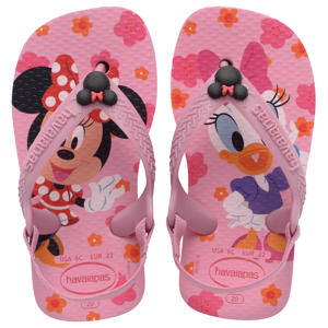 teenslippers met hielbandje roze
