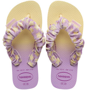 teenslippers lila/geel