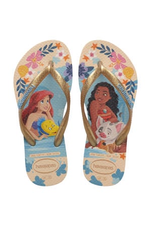teenslippers goud