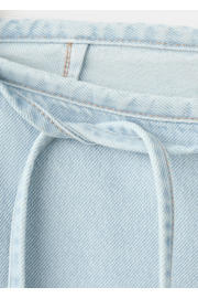 thumbnail: MANGO TEEN low waist wide leg jeans light blue denim