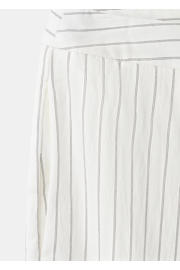 thumbnail: MANGO TEEN gestreepte pantalon wit