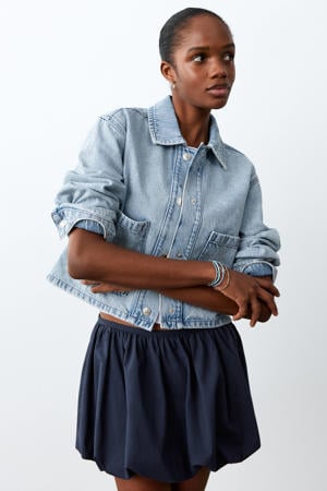 denim spijkerjas light blue denim