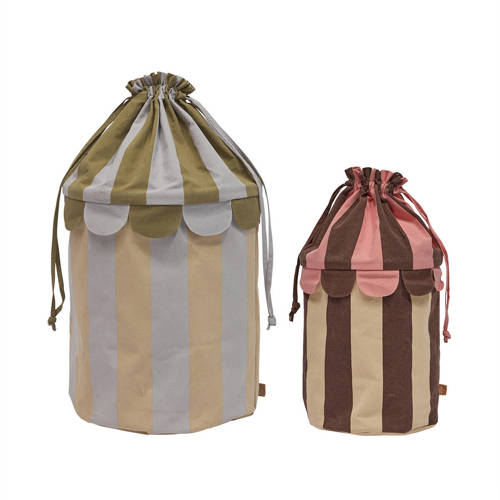 OYOY Mini opbergmand Saga (set van 2) Multi Meerkleurig afbeelding