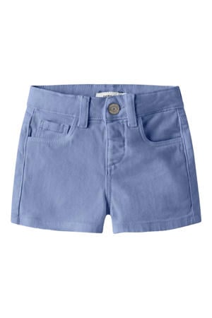 straight casual short blauw