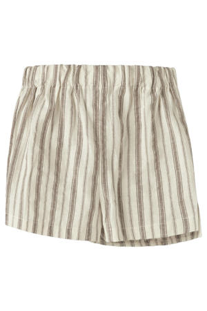 gestreepte skort ecru