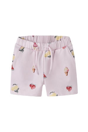 regular waist sweatshort roze