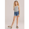 WE Fashion mouwloze top rib gebreid