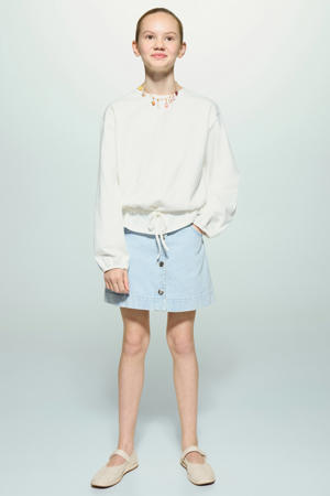 denim spijkerrok light blue denim