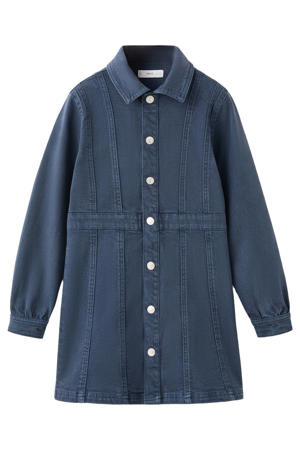 denim spijkerjurk dark blue denim