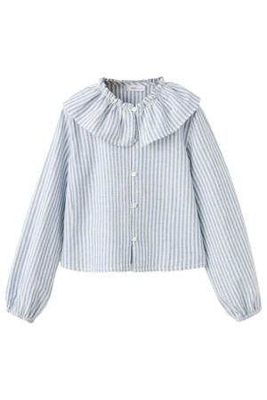 gestreepte blouse blauw