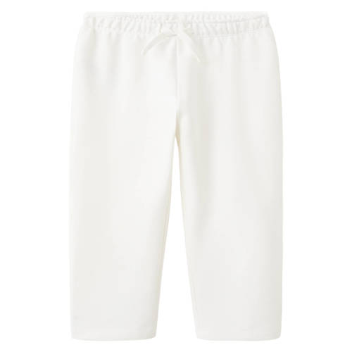 Mango Kids casual broek wit Meisjes Katoen Effen - maat 116 afbeelding