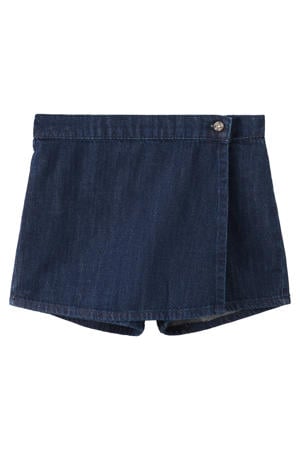 denim skort donkerblauw