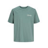 JACK & JONES JUNIOR T-shirt met backprint groen