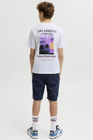 T-shirt met backprint wit