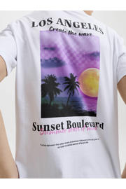 thumbnail: JACK & JONES JUNIOR T-shirt met backprint wit