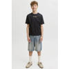 JACK & JONES JUNIOR T-shirt met backprint zwart