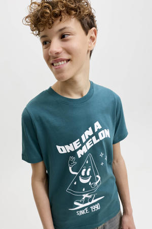 T-shirt donkergroen