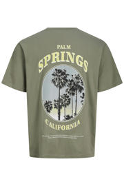 thumbnail: JACK & JONES JUNIOR T-shirt met backprint groen