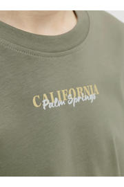 thumbnail: JACK & JONES JUNIOR T-shirt met backprint groen
