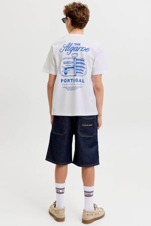 T-shirt met backprint wit