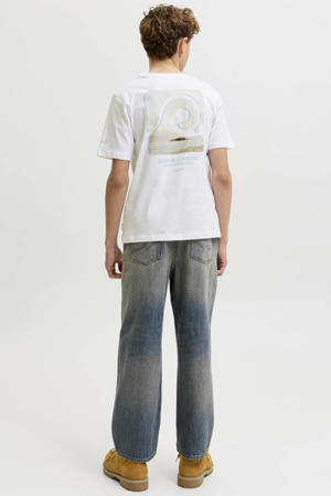 T-shirt met backprint wit