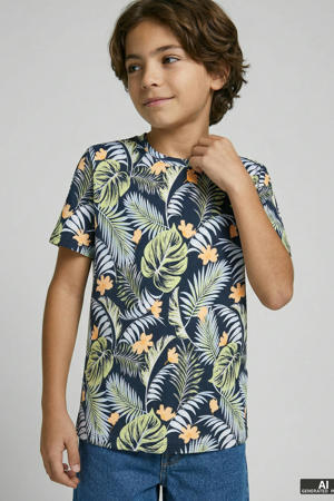 T-shirt donkerblauw
