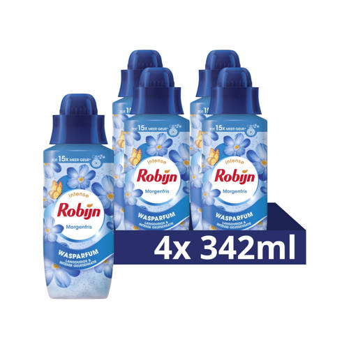 Robijn Intense Morgenfris wasparfum - 4 x 342 ml Geurbooster afbeelding