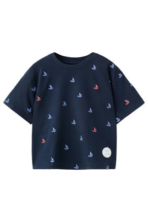T-shirt donkerblauw
