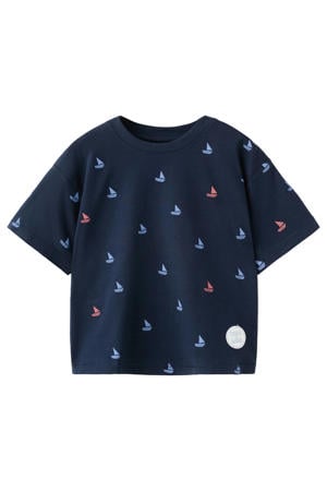 T-shirt donkerblauw
