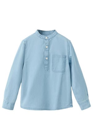 overhemd light blue denim