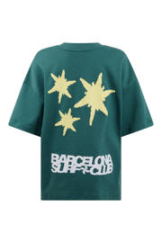 thumbnail: Shoeby T-shirt met backprint donkergroen