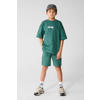 Shoeby T-shirt met backprint donkergroen