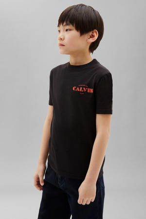 T-shirt met logo - zwart